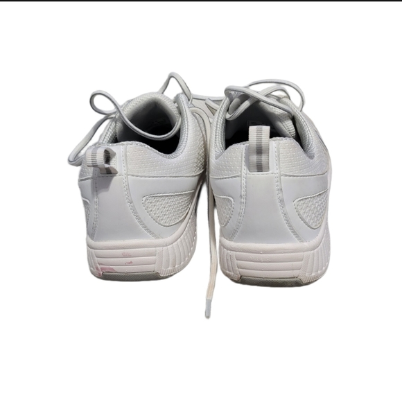 OrthoFeet Women's 8.5 D Wide White Coral Athletic Walking Shoes - Picture 7 of 16